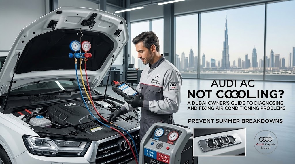 Audi AC Not Cooling? A Dubai Owner's Guide to Diagnosing and Fixing Air Conditioning Problems