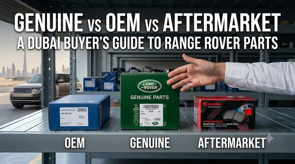 Genuine vs OEM vs Aftermarket: A Dubai Buyer's Guide to Range Rover Parts