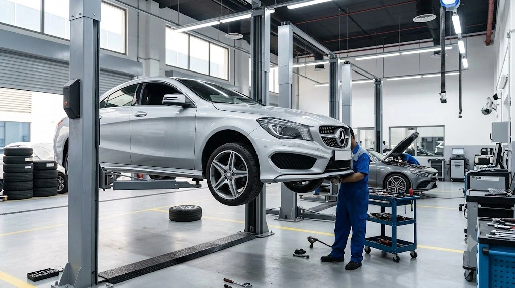 Mercedes CLA repair and service in Dubai by an independent Mercedes specialist workshop