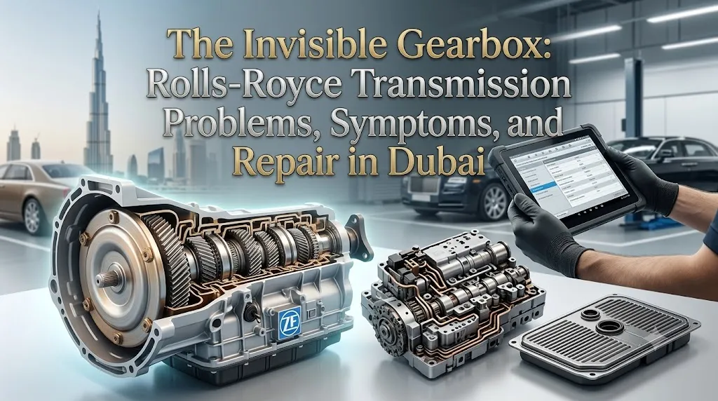 The Invisible Gearbox: Rolls-Royce Transmission Problems, Symptoms, and Repair in Dubai
